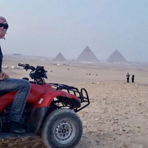 Quad bike around the great Pyramids